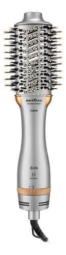 Escova Secador Britânia Bes33sd compact 4 em 1 cor prata e dourado 110V/220V